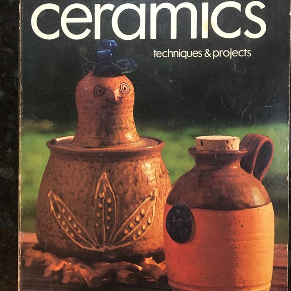 Ceramics Techniques & Projects Easy Steps to Make Pots, Jugs - How - To Instructions, Use Potter's Wheel, Hand building, Raku firing