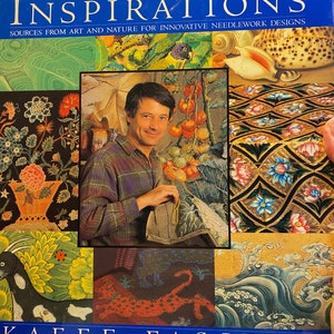 Glorious Inspirations - Designs für kreative Leinwandarbeiten - Stickerei - Nadelspitzen-Leitfaden - Kaffe Fassett - 1991 - Muster