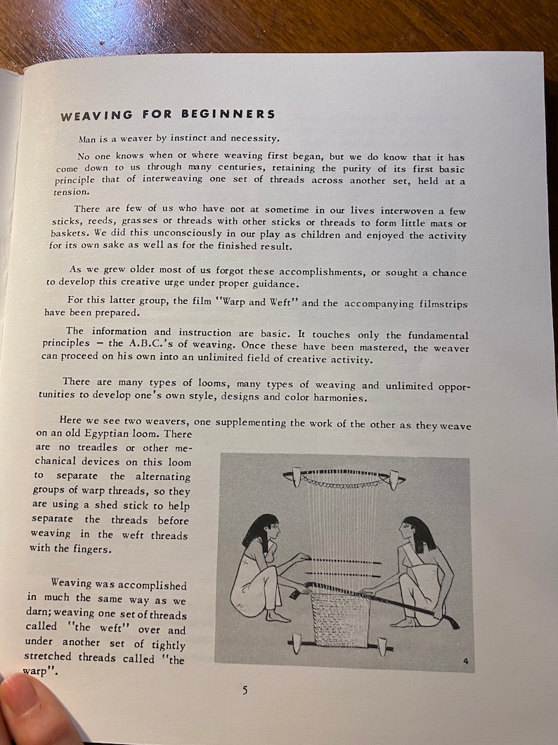 Weaving for Beginners - Hand Weaving Beginning Weaver - Mary Black ...