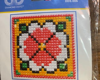 Morocco Bead Diamond Facet Art Kit - Simple Flower Beginner -  unopened KIT,  Diamond Dots