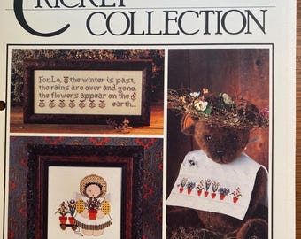 Colección Cricket The Winter is Past No 52, diagrama de punto de cruz con hilo contado: diseños para decorar - Vicki Hastings - 1988 - Flores