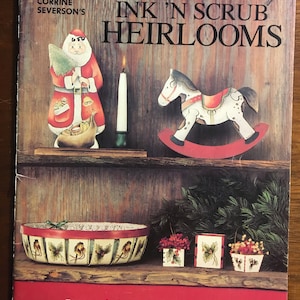 Ink &#39;N Scrub Heirlooms - Decorative Painting Tole - Wood Art Painting Technique -  How To Paint Design  - Corrine Severson&#39;s  Tole Decoupage