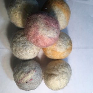 Wool DRYER BALLS - made of Sheep Wool. (for 3 Balls)