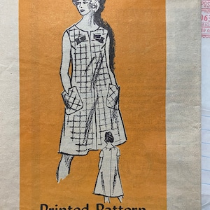 Misses / Ladies'   House Dress Design Anne Adams 4718 Vintage Pattern  Size 48 (Bust 52) Mail Order From Newspaper - c1970s