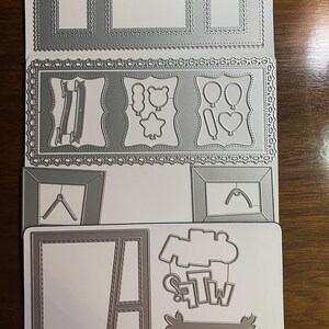 Frames & Banners -  Metal Die - Pick Style  - Dies for paper crafting, print making, card making - The Stamps Of Life