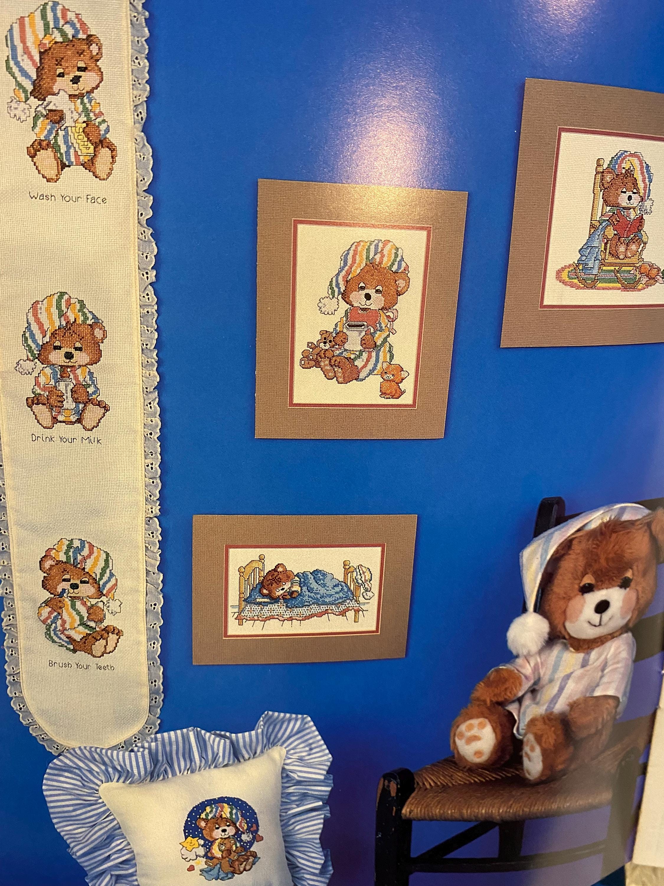 Teddy Beddy Bear ✩︎ カーテン　ビンテージ　生地　シーツ　くま Teddy Beddy Bear ✩︎ カーテン ビンテージ 生地 シーツ くま Teddy