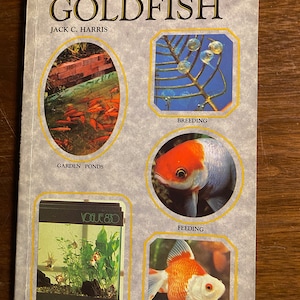 Goudvis Stap voor Stap Vis Huisdier Owner&#39;s Manual - Jack Harris - TFH - 1995 - Gids w kleurenfoto&#39;s Illustraties Leer zorg