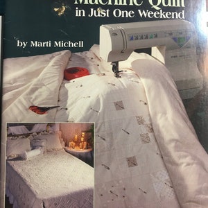 Learn to Machine Quilt In Just One Weekend Pieced Patchwork Quilt Patterns- Marti Michell Quilting Templates / Patterns How to Machine Quilt