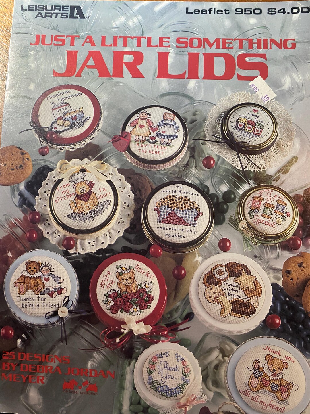 Jar Lids Just A Little Something - Cross Stitch Chart - Debra Meyer ...