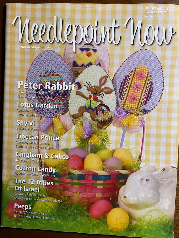 Needlepoint Now Magazine March / April 2015 Issue XVII No. 2 Etsy