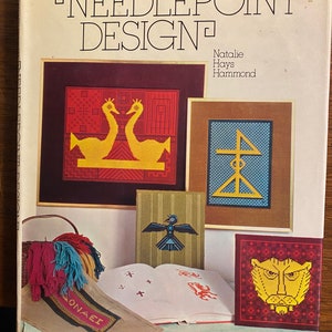 New Adventures in Needlepoint Designs - Natalie Hammond -  1973 Canvas Embroidery - Techniques / Patterns - Symbols