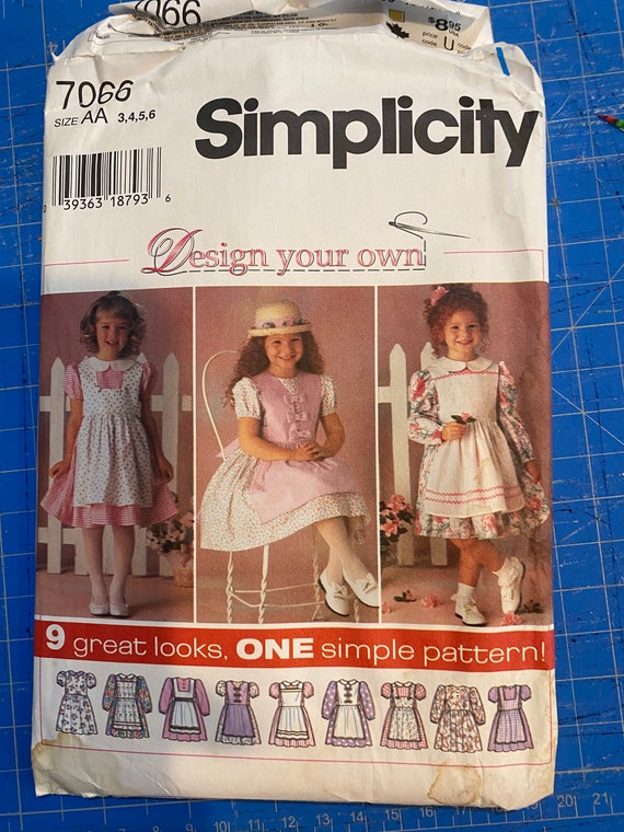 Simplicity 1213 - Patrones de costura para vestidos y vestidos de niña y  tallas grandes
