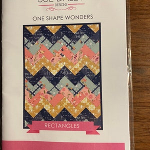 Rectangles - One Shape Wonders - Quilt Squares -  Block Patterns - Sue Daley Designs - Pieced Pattern Templates