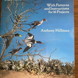 Carving Decorative Miniature Flying Ducks - Anthony Hillman - 1991