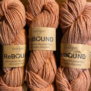 Cascade Yarns ReBound Recycled Knitting & Crochet  Yarn - 3.5 oz / 164 Yards  - New - Color 07 - Nectarine
