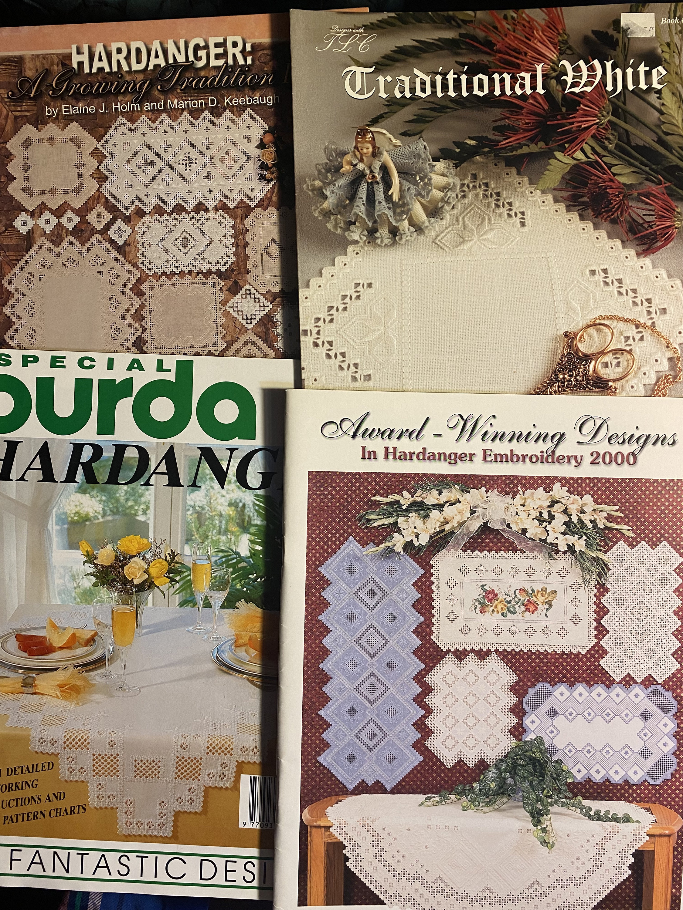 Hardanger Embroidery Choose Booklet With Designs - Technique / Pattern ...