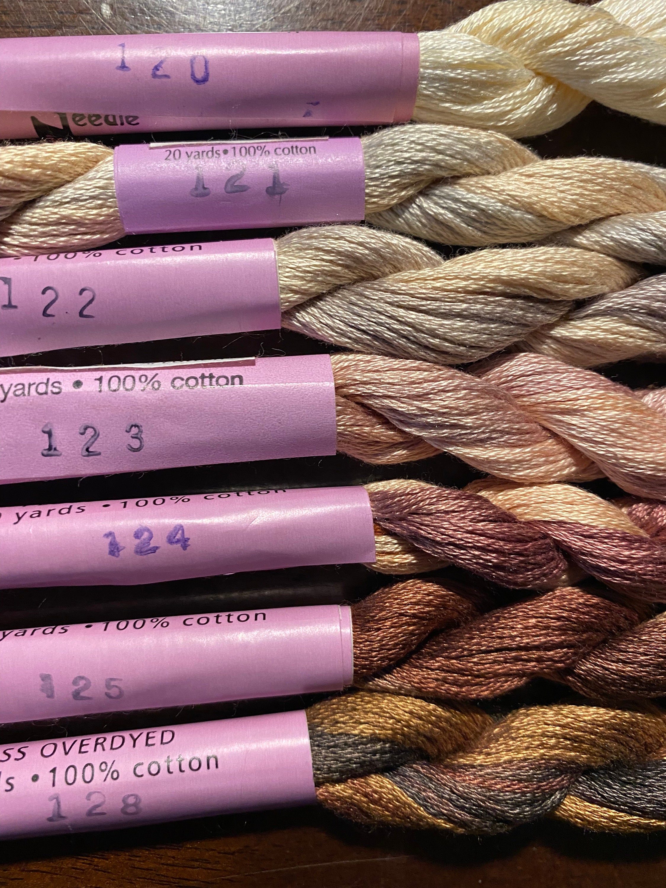 Tonal Thread Overdyed Specialty Embroidery Thread Floss - Needlepoint, Cross Stitch ...