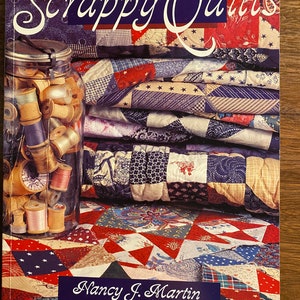 Simply Scrappy Quilts - Pieced Patterns, - Nancy Martin, Quilt Blocks - 1995 - Designs - Patchwork Templates