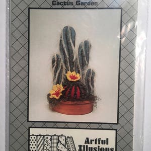 Cactus Garden by Forevergreens (Artful Illusions) Pattern for Sewing  - Vintage 1984