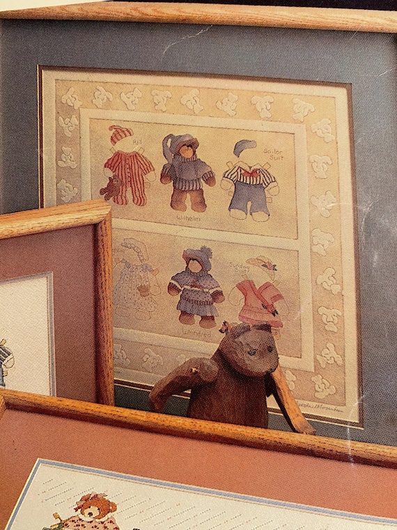 Cricket Designer Series - Paper Doll Bear, Toys - Counted Thread