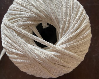 Beige / Antique White Lois Harding YarnFauve - Garn zum Stricken, Häkeln, Handwerk - Neu - 100% Nylon 50 g 127 yds - Made in Italy