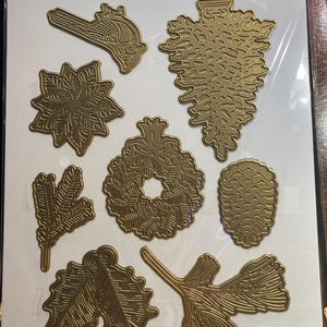 Poinçons Impression de Noël dans les bois pour les vacances de Noël Poinçons en métal créations en papier, création d'impressions, fabrication de cartes - Anna Griffin