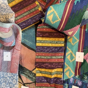 Fabric Strips by the Yard - 3&quot; to 3 3/4&quot; wide by 100&quot; long - Various Print and Plain Colors -Quilt Binding Fabric