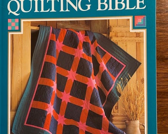 Singer Quilting Bible: Patterns for Patchwork Pieced Quilt / Garments  - 1994 - Step-by-step Directions - color illustrations - Beginners