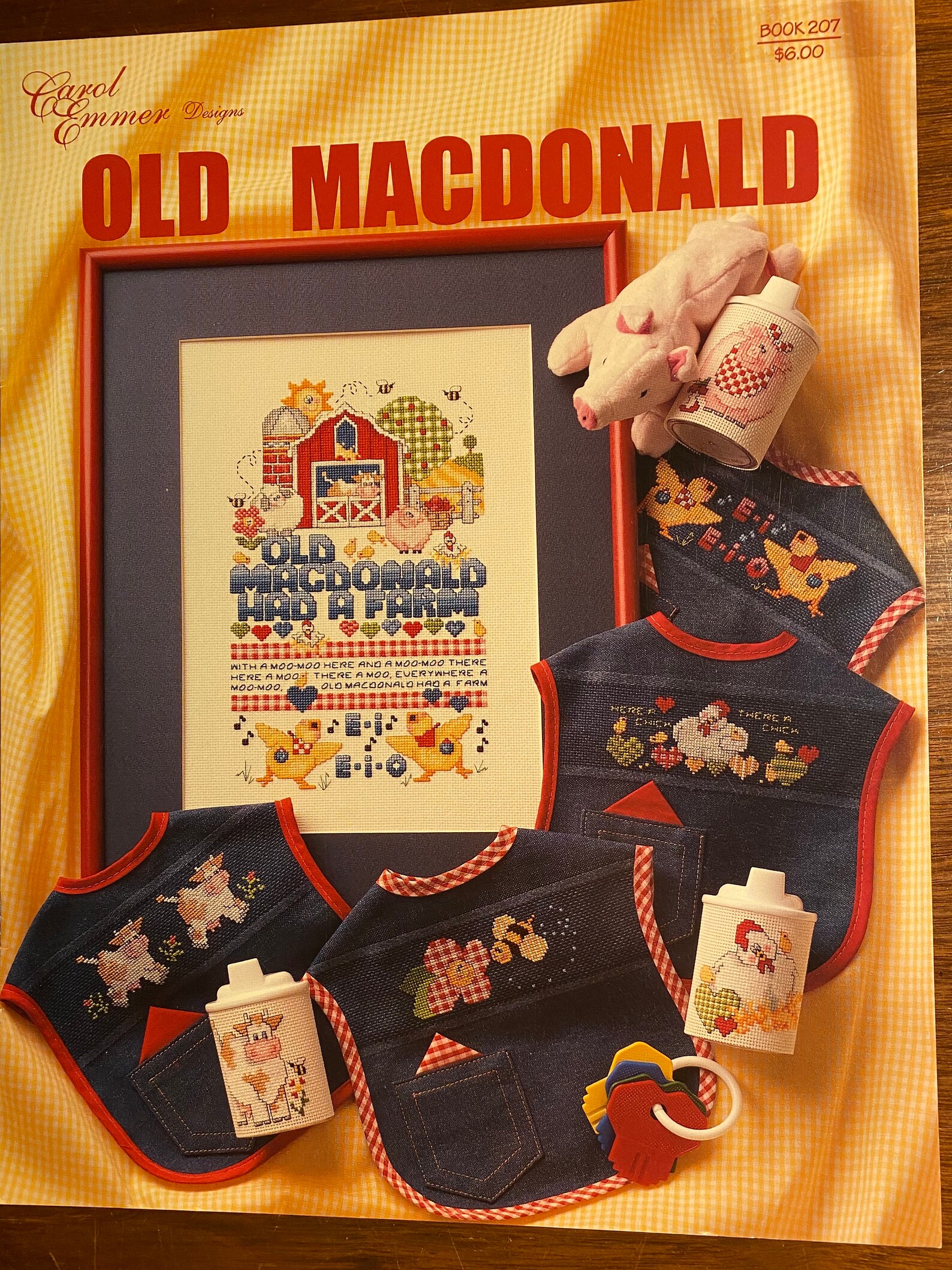 Threadbare Carol Old Macdonald Counted Thread Cross Stitch Chart - Carol Emmer - 1997 ...