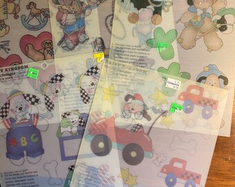 Daisy Kingdom Cut & Bake Shrinky Dinks - Choose Design - 1980s - Plastic Craft Supply / Project