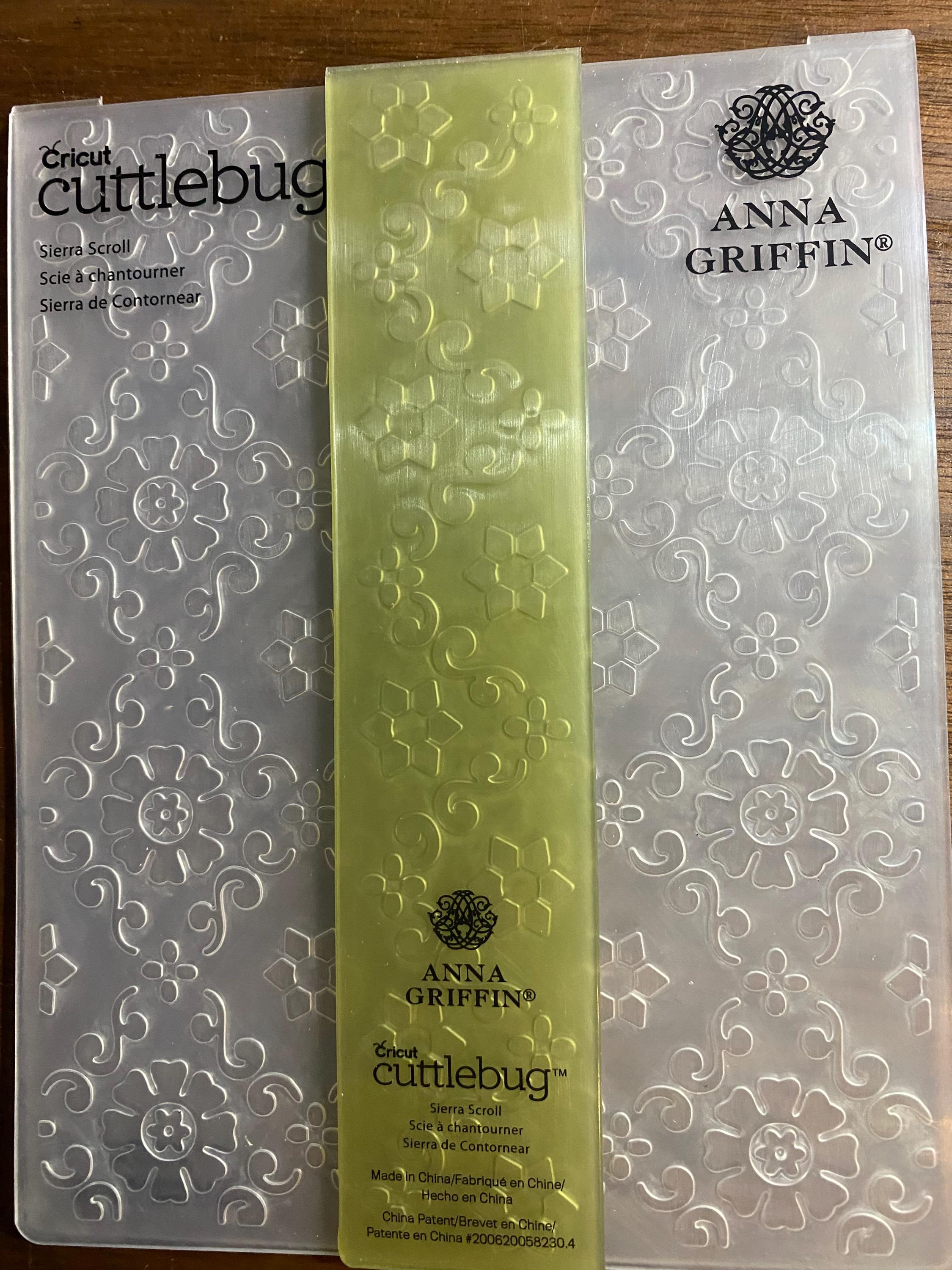Anna Griffin Circuit Cuttlebug Embossing Folder Decorative Design