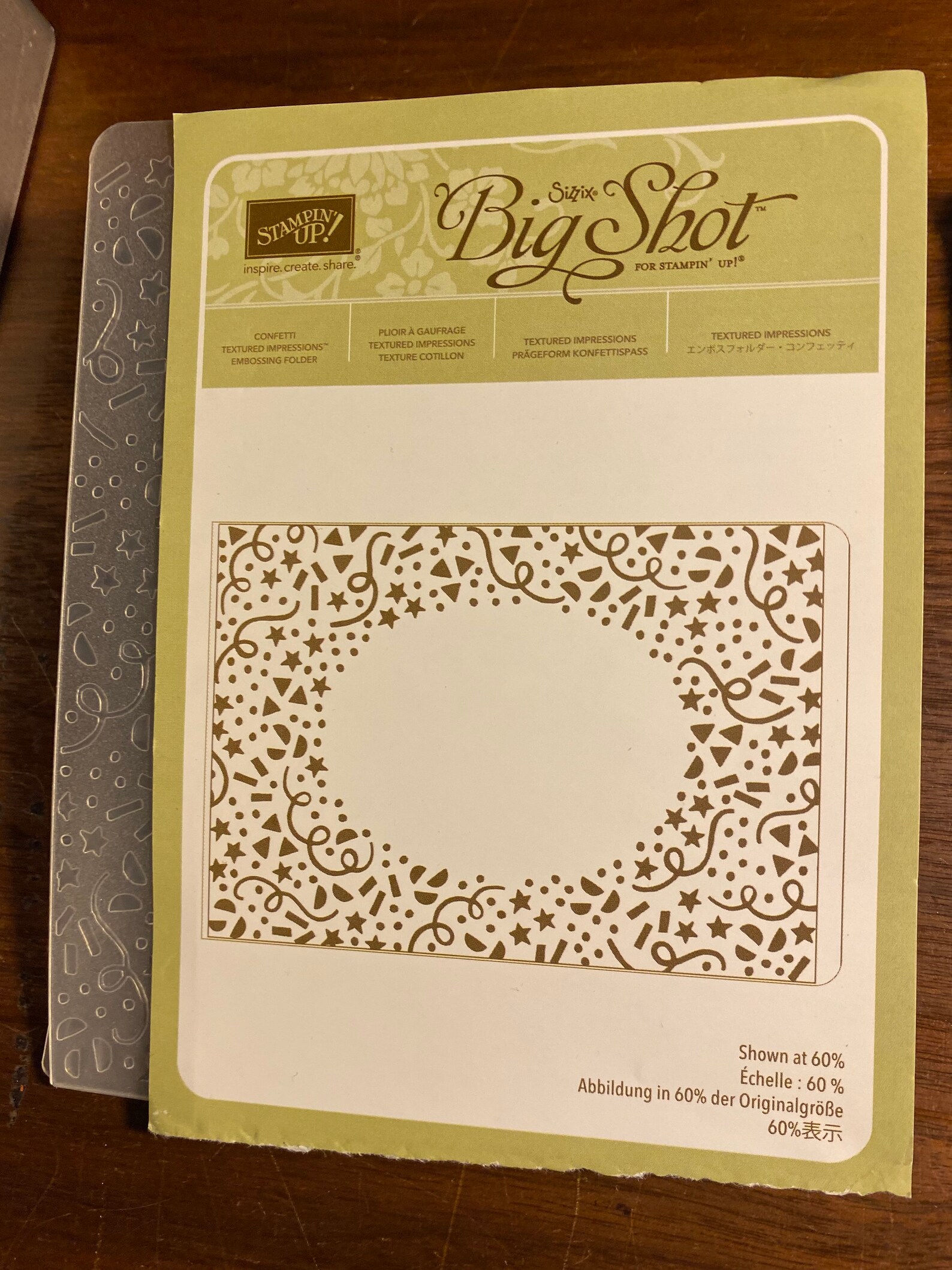 Stampin UP Choose a Textured Impressions Embossing Folder - 4.25" X 5.5 ...