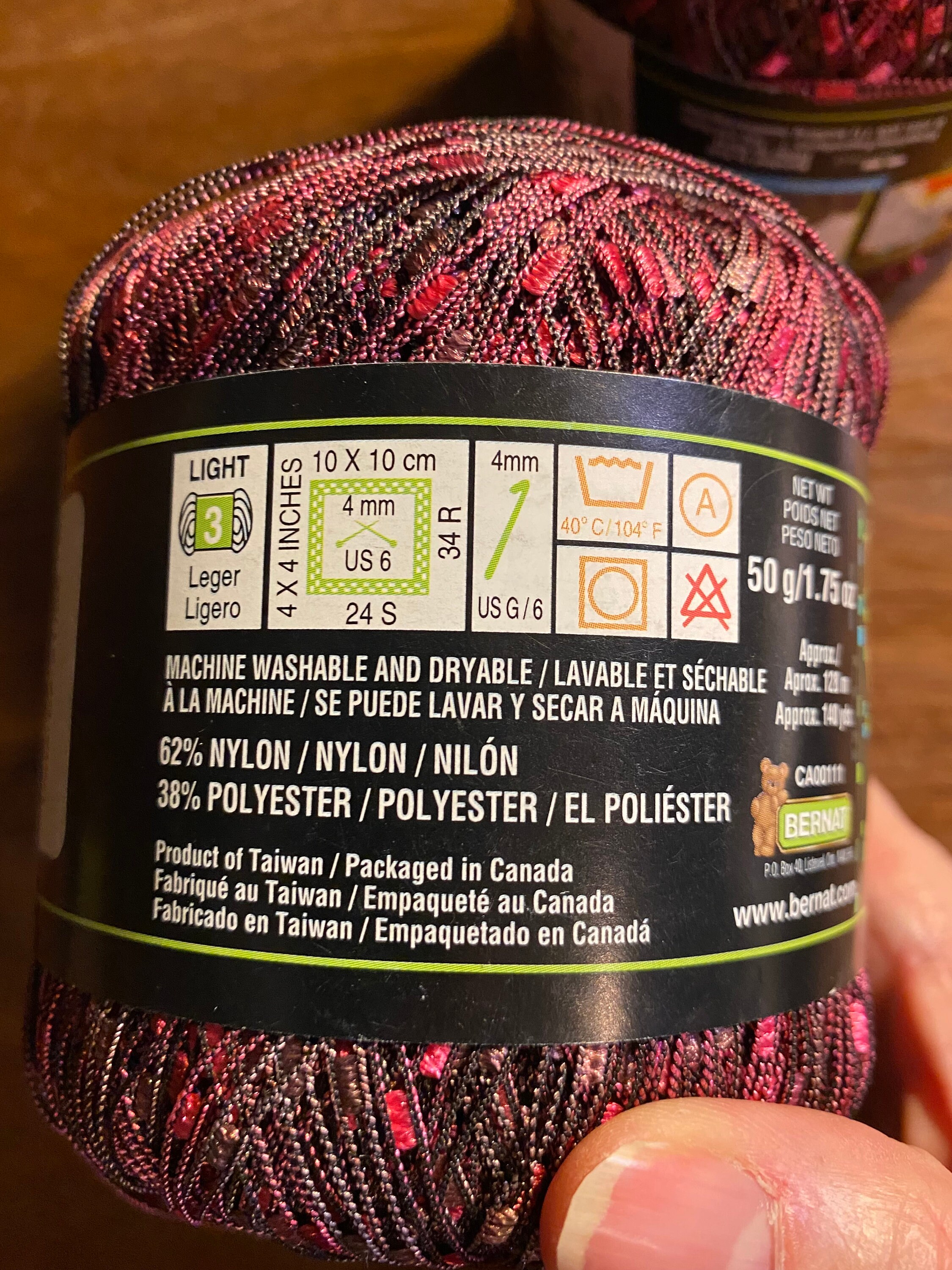 Bernat Matrix Yarn Ribbon for Knitting and Crochet - Web Wines