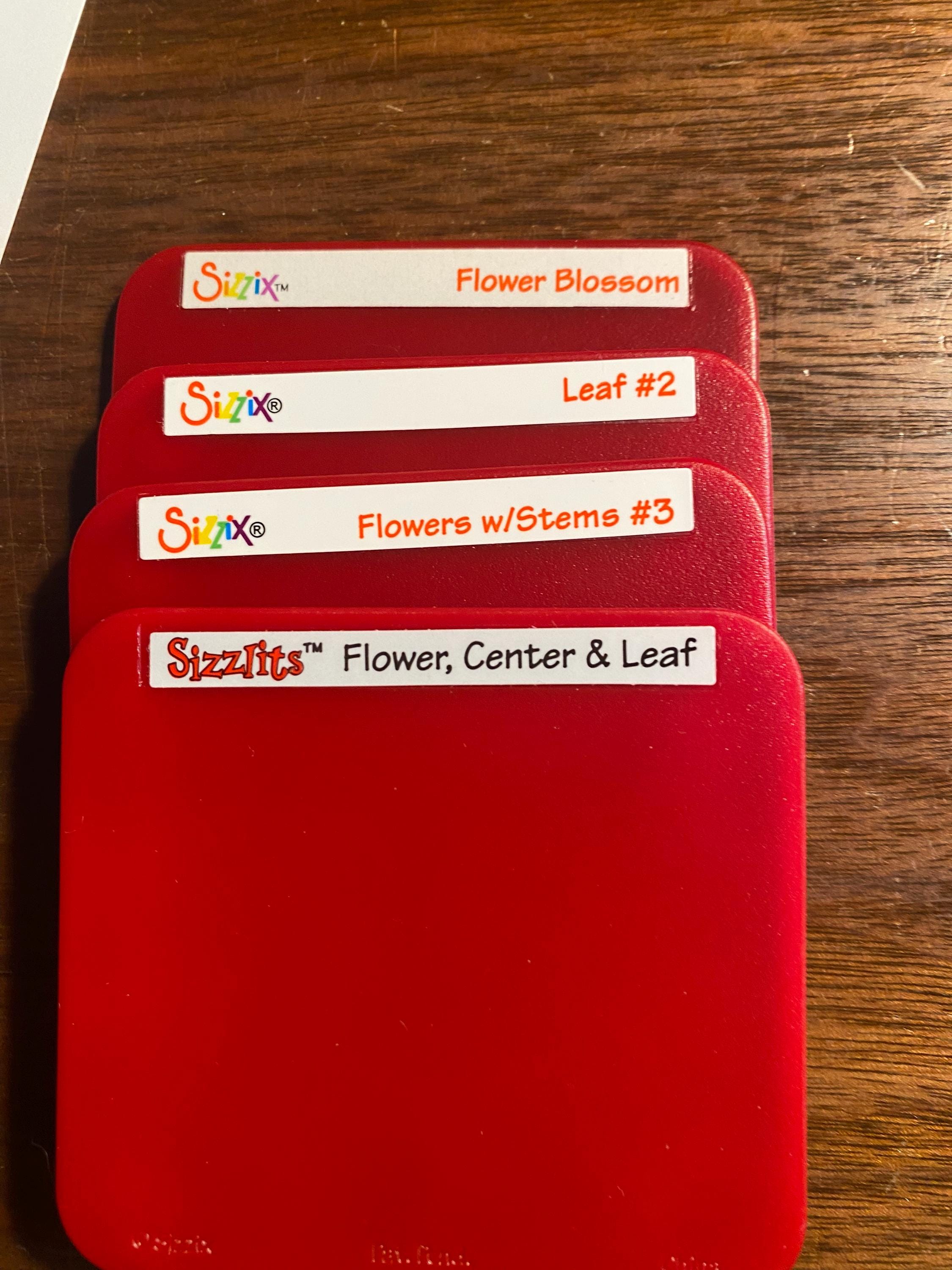 Flowers Pick Flower Leaf Sizzix Sizzlits - for Roller Machine
