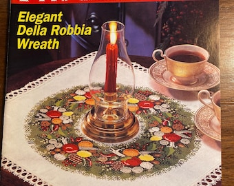 Just Cross Stitch Crafts Magazine September / October 1991 Embroidery Christmas Issue - Angel Wreath - Tips Patterns Designs Needlework