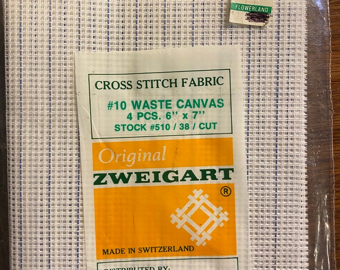 Cross Stitch Fabric Tear Away Graph Canvas 10 Waste Etsy