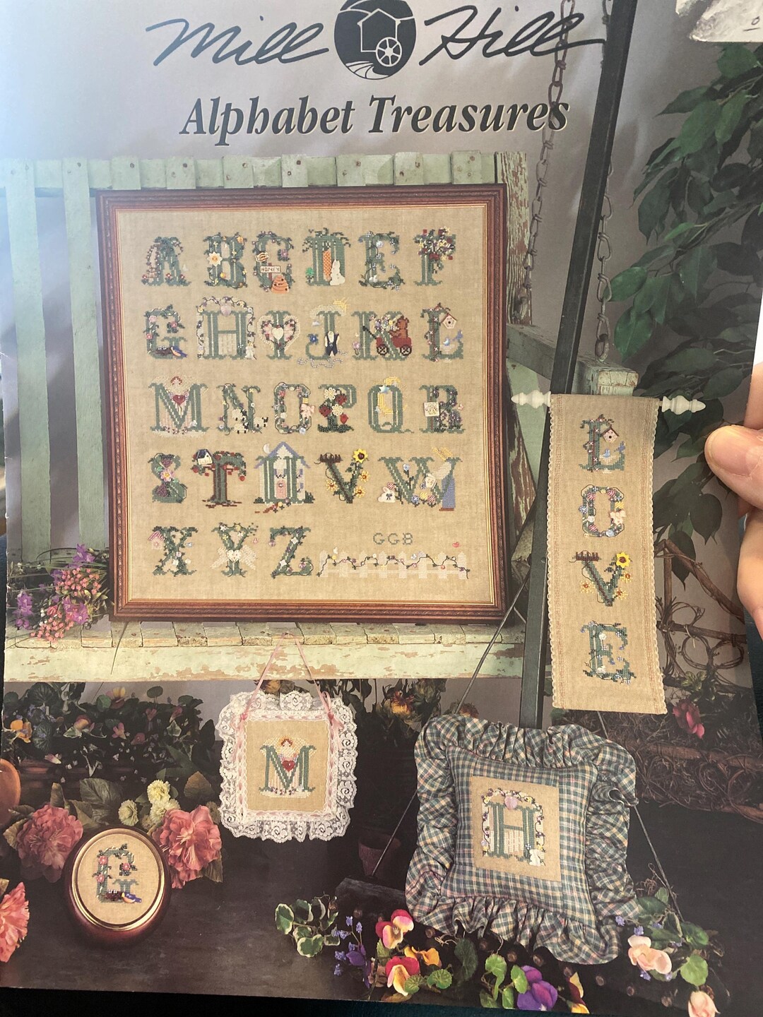 Alphabet Treasures Counted Thread Cross Stitch Chart - Mill Hill - 1997 ...