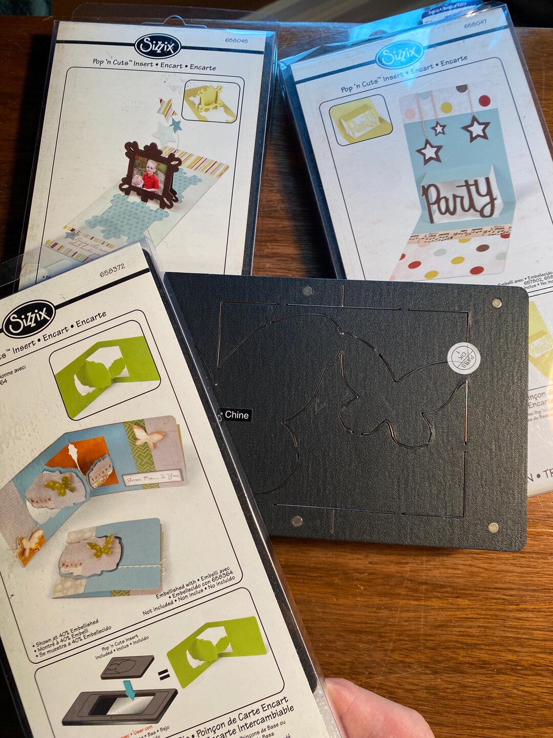 Pop 'n Cuts Insert 3D Designs Sizzix Pick: Frame, Window, Party - for ...