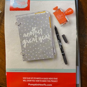 Paper Pumpkin - Another Great Year Memory Book DIY December 2016 - Use With  Stampin-Up / Rubber Stamps - Kit - Paper Crafting -
