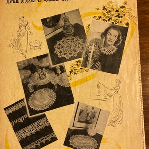 Star Book Tatted & Crocheted Designs Book No. 30  - 1944 - edgings, Doilies, Collar, Table Sets etc