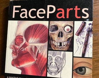Partes faciais - Desenhando a cabeça humana - Simon Jennings - 2008 - Instrução artística Técnica de pintura, lápis de figura, aulas de carvão