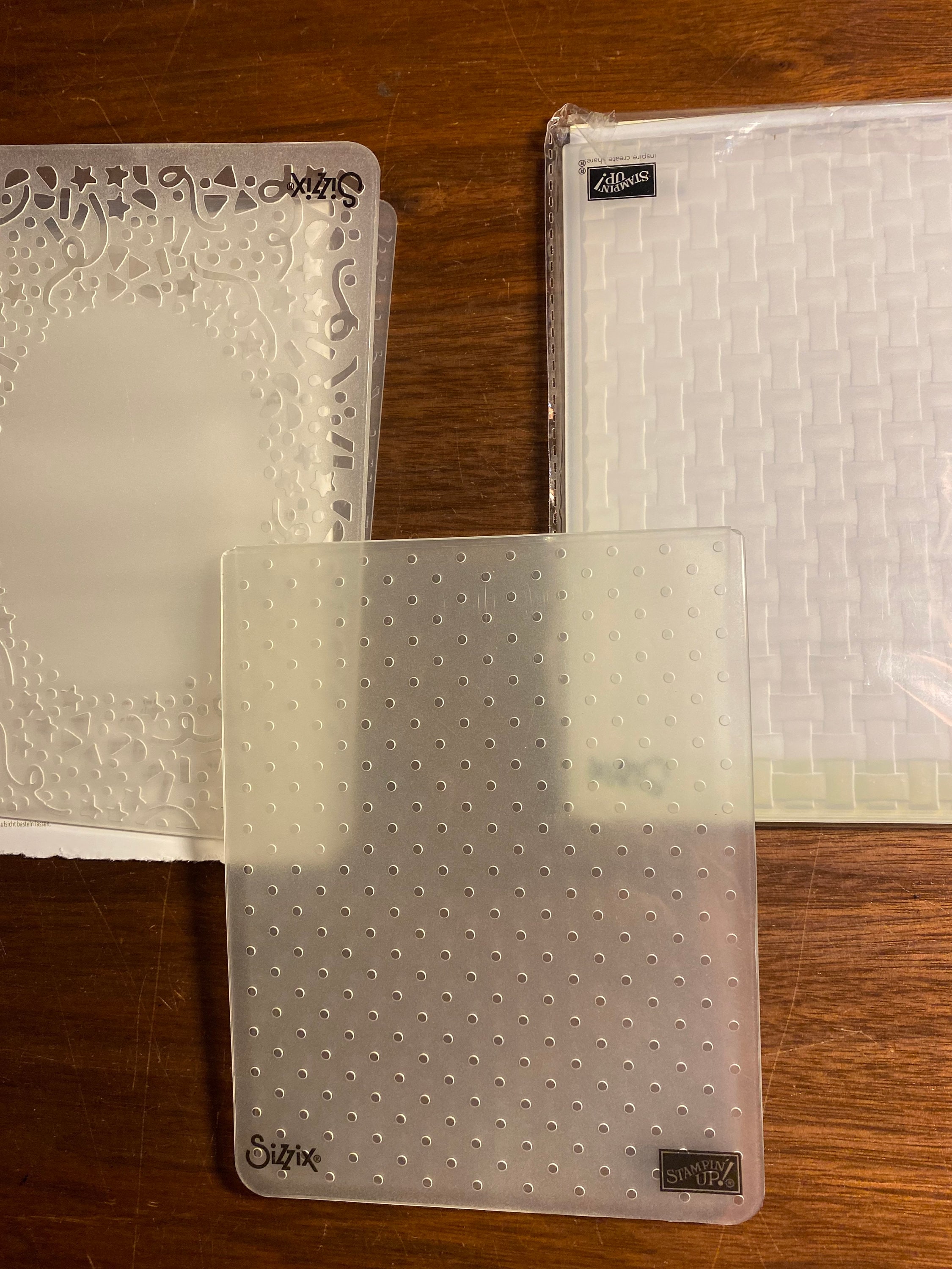 Stampin UP Choose a Textured Impressions Embossing Folder - 4.25