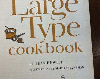 Libro de cocina en letra grande del New York Times Classic Gourmet: 1968 - Jean Hewitt - Las mejores recetas del periódico - todas las partes de la comida