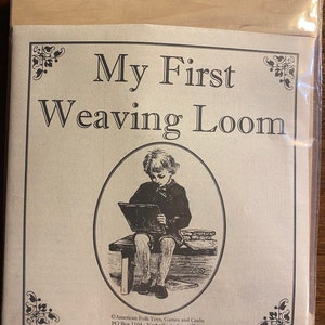 My First Weaving Look Crafts Knitting Kit  - Unopened - American Folk Toys Games & Crafts - Weaving for Beginners / Children