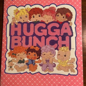 Hugga Bunch - Bambini felici - Disegni a punto croce - 1985 - Schema punto croce a fili contati - Disegni Gloria & Pat Bk 38