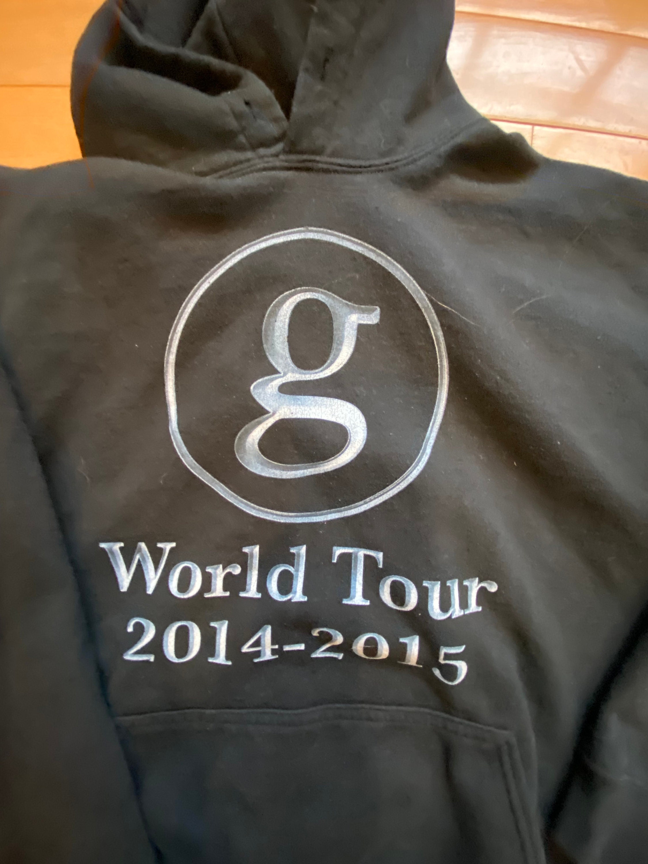 Garth Brooks Hoodie Black Shirt (2014 - 2015 World Tour) - Size XL