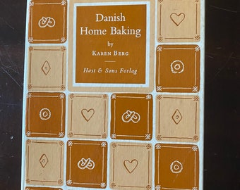 Danish Home Baking Cookbook - Kan Viktor go Kirsten Hansen - 1960 - Traditional Danish Recipes