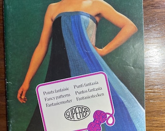 Superba Fancy Patterns Knitting Machine Knit Stitches -  Machine Knitting Techniques -  Guide Instructions -
