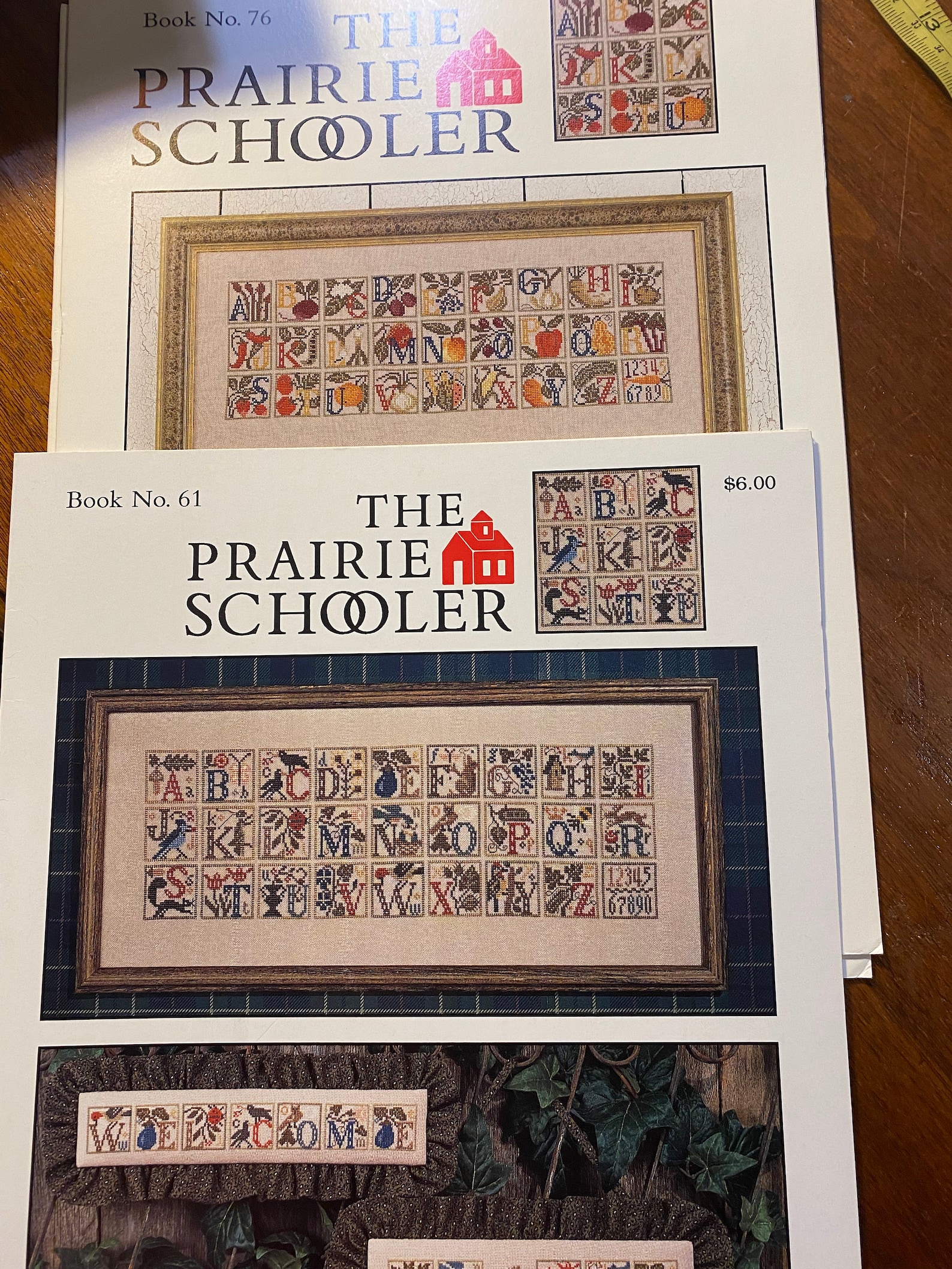 Alphabet Samplers Choose: Garden or Farmer's - Prairie Schooler ...