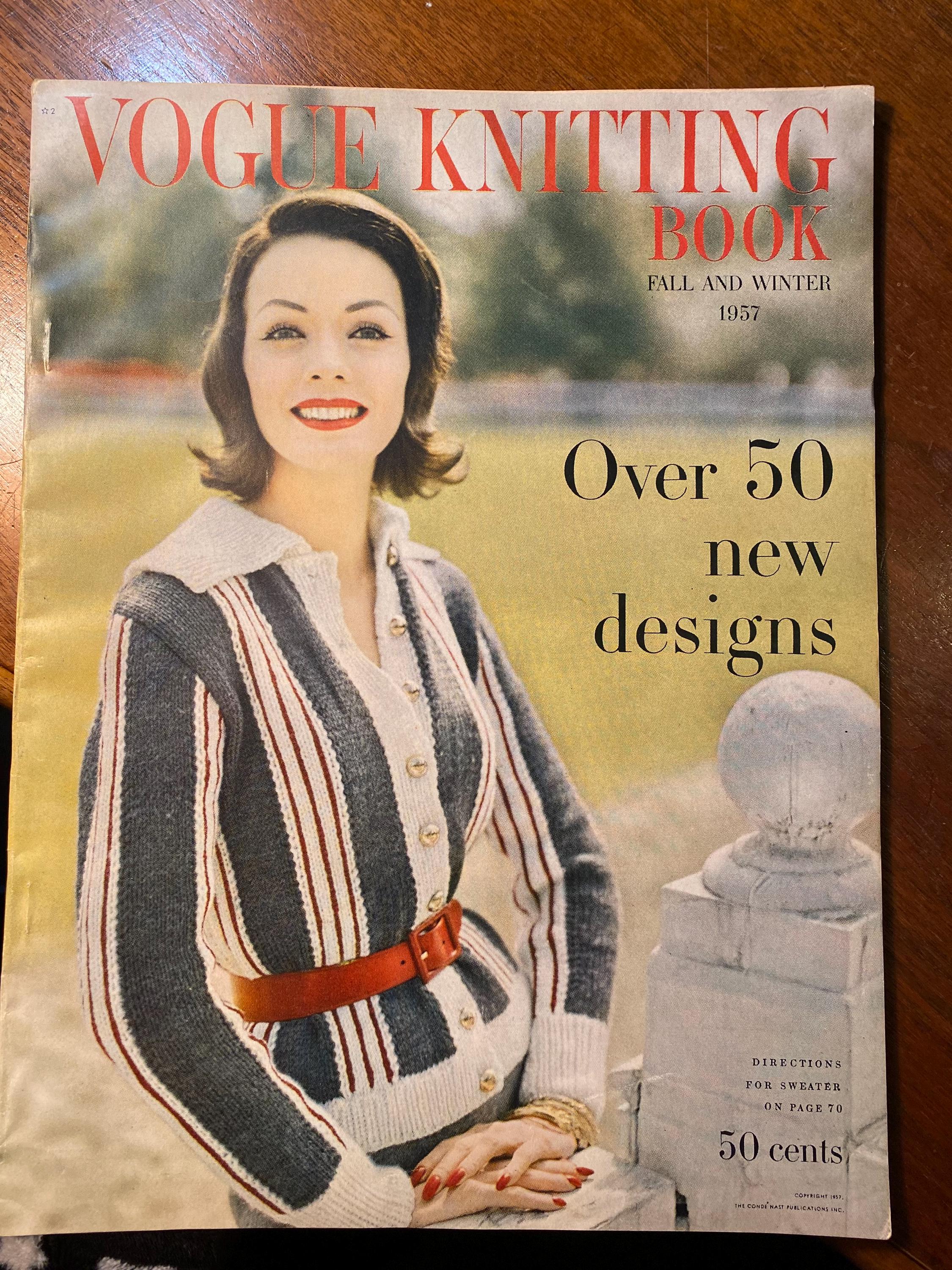 Vintage Vogue Knitting International Magazine: (fall Winter 1957